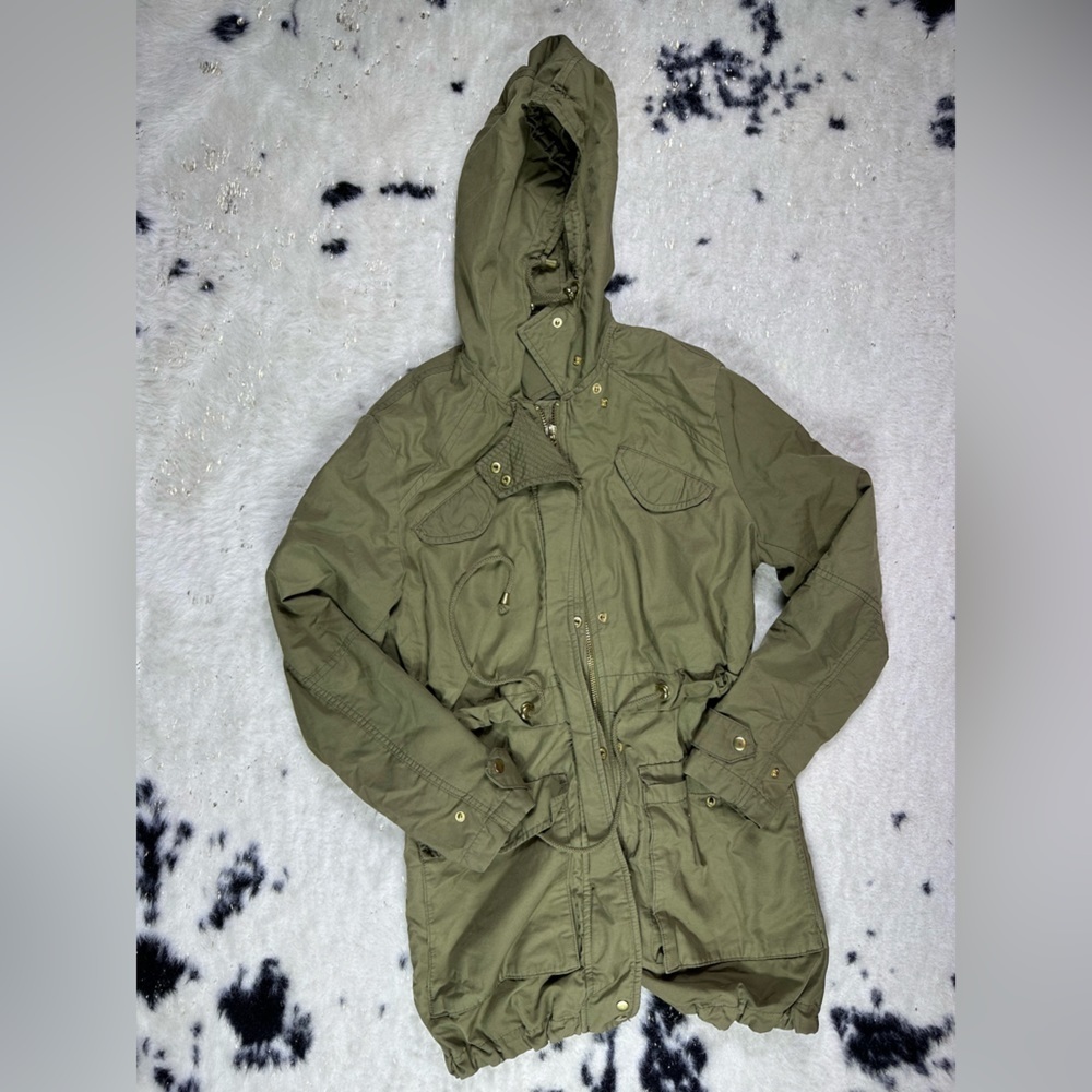 H&M Women’s Army Green Outdoor Utility Jacket Size Small